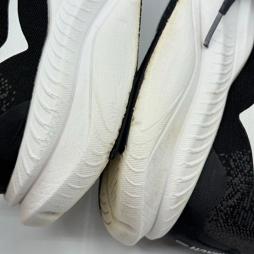Hoka One One Mach 6 Black White Road Running Sneakers Men’s Size 11 - Picture 9 of 9